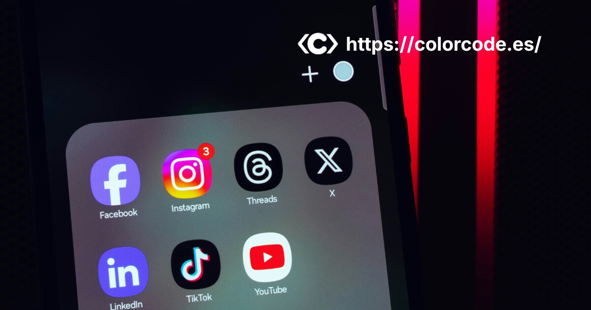 Uso del color en redes sociales para branding