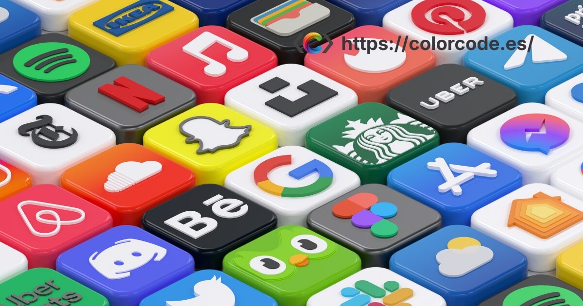 Análisis de colores en logos de marcas famosas